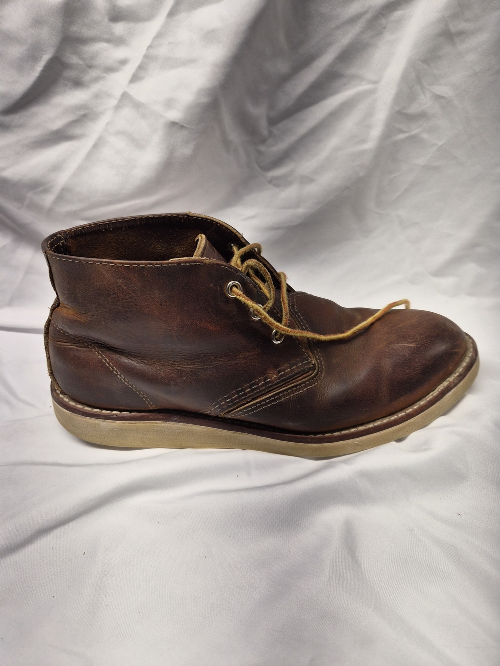 Men's Brown Leather Chukka Boots - Unbranded